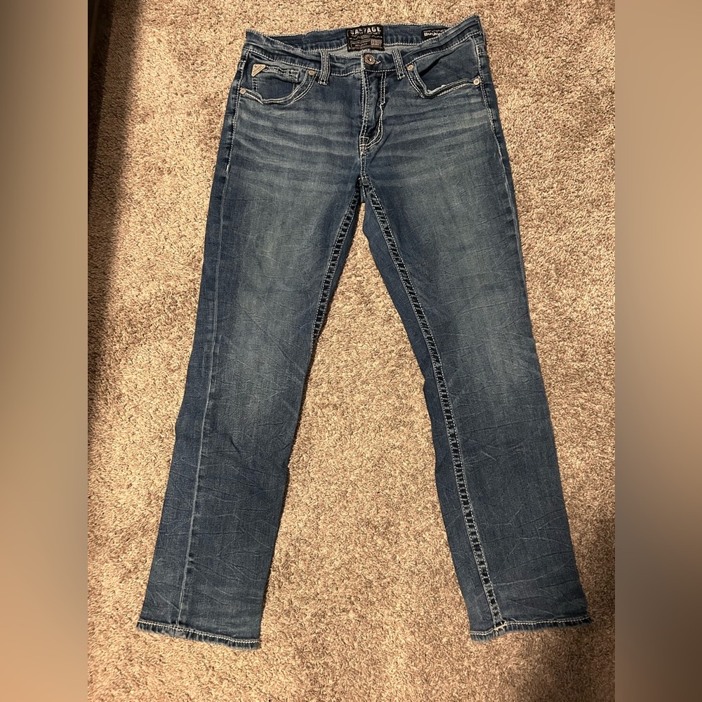 Salvage Supply Co Buckle Jeans